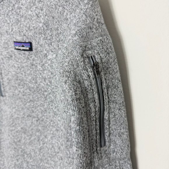Patagonia Womens Better Sweater Quarter Zip GRAY Size Small O - Picture 2 of 9